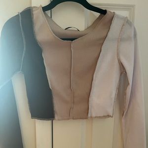 Multi color crop top